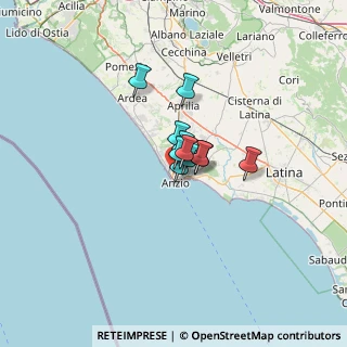 Mappa Via Seneca, 00042 Anzio RM, Italia (6.19818)