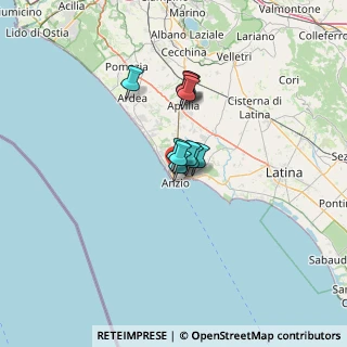 Mappa Via Seneca, 00042 Anzio RM, Italia (7.85455)