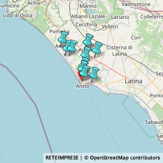 Mappa Via Seneca, 00042 Anzio RM, Italia (8.7975)