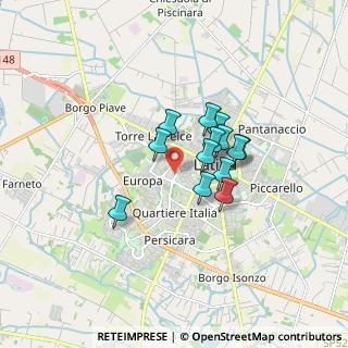 Mappa Viale Nervi Pier Luigi, 04100 Latina LT, Italia (1.22846)