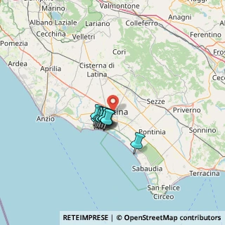 Mappa Viale Nervi Pier Luigi, 04100 Latina LT, Italia (7.85909)