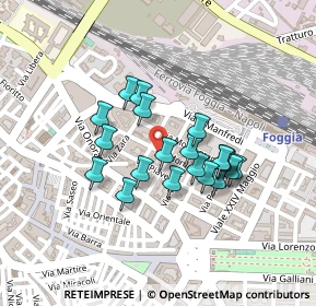 Mappa Via Gorizia, 71121 Foggia FG, Italia (0.182)