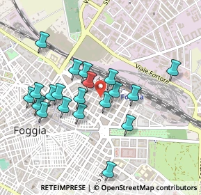 Mappa Via Monte Grappa, 71121 Foggia FG, Italia (0.465)