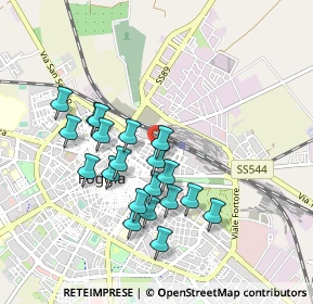 Mappa Via Monte Grappa, 71121 Foggia FG, Italia (0.882)