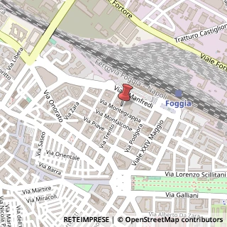 Mappa Via Trento, 44, 71121 Foggia, Foggia (Puglia)