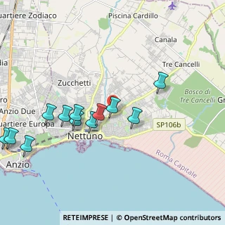 Mappa Nettuno, 00048 Nettuno RM, Italia (2.27833)
