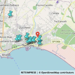 Mappa Nettuno, 00048 Nettuno RM, Italia (1.71091)