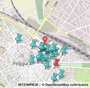 Mappa Viale Manfredi, 71121 Foggia FG, Italia (0.4435)