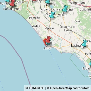 Mappa Via del Marinaro, 00042 Anzio RM, Italia (28.16)