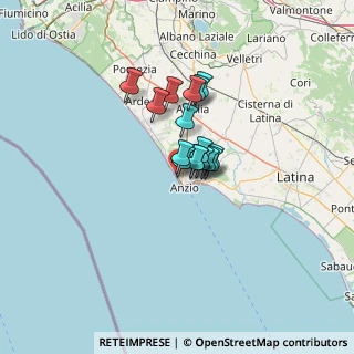 Mappa Via del Marinaro, 00042 Anzio RM, Italia (7.92438)