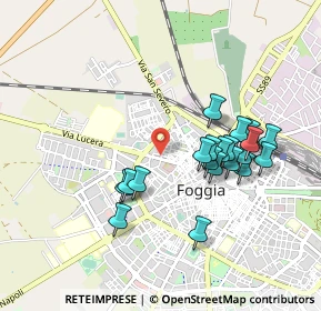 Mappa Via Saverio Capezzuto, 71121 Foggia FG, Italia (0.9165)
