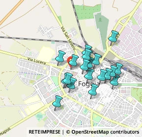 Mappa Via Saverio Capezzuto, 71121 Foggia FG, Italia (0.775)