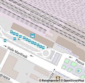Mappa Piazza Vittorio Veneto, 71121 Foggia FG, Italia (0.085)