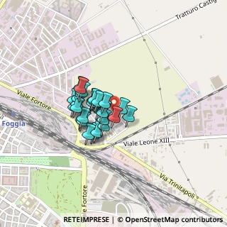 Mappa Via de Miro D'Ajeta Vittorio, 71121 Foggia FG, Italia (0.29643)
