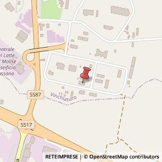 Mappa Strada Comunale Piana, 14, 86019 Vinchiaturo, Campobasso (Molise)