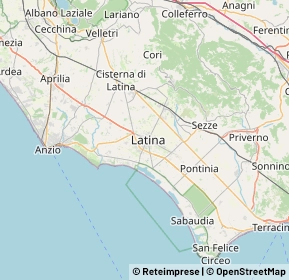 Mappa 04100 Latina LT, Italia (12.59833)