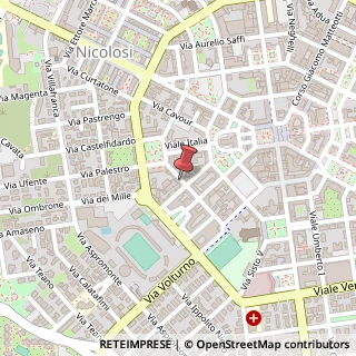 Mappa Via Giuseppe Garibaldi, 18, 04100 Latina, Latina (Lazio)