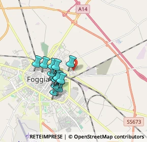 Mappa Via Ciampoli Vito, 71121 Foggia FG, Italia (1.47357)