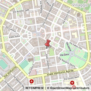Mappa Viale Umberto I,  5, 04100 Latina, Latina (Lazio)