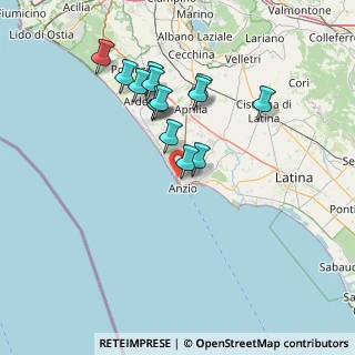 Mappa Via Colle Aventino, 00042 Anzio RM, Italia (14.00357)