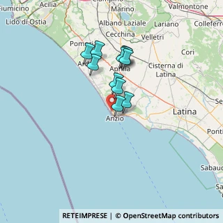 Mappa Via Colle Aventino, 00042 Anzio RM, Italia (10.97273)