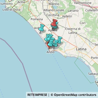 Mappa Via Colle Aventino, 00042 Anzio RM, Italia (8.29545)