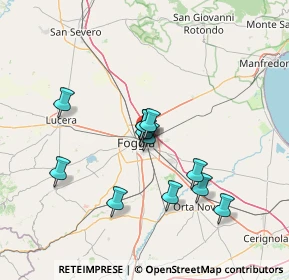 Mappa Via Loffredo Pietrantonio, 71121 Foggia FG, Italia (12.3275)