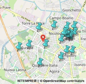Mappa V.le Pier Luigi Nervi, 04013 Latina LT, Italia (1.0975)