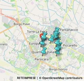 Mappa V.le Pier Luigi Nervi, 04013 Latina LT, Italia (1.17733)