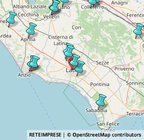 Mappa V.le Pier Luigi Nervi, 04013 Latina LT, Italia (20.86588)