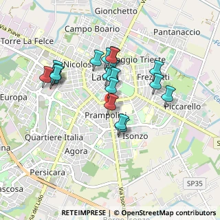 Mappa Via Tiziano, 04100 Latina LT, Italia (0.86053)
