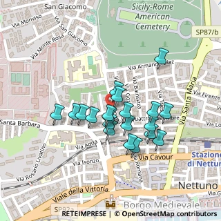 Mappa Via Montegrappa, 00048 Nettuno RM, Italia (0.19)
