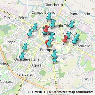 Mappa Via Nino Bixio, 04100 Latina LT, Italia (0.91111)