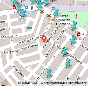 Mappa Via Nicola Delli Carri, 71121 Foggia FG, Italia (0.111)