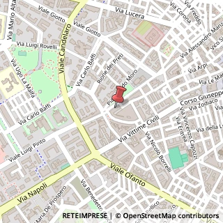 Mappa Piazza Aldo Moro, 38, 71121 Foggia, Foggia (Puglia)