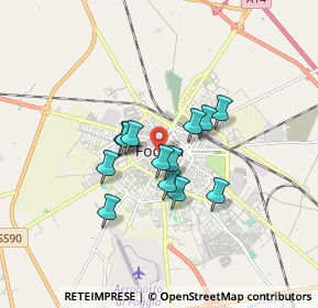Mappa Via Sant'Onofrio, 71121 Foggia FG, Italia (1.28769)