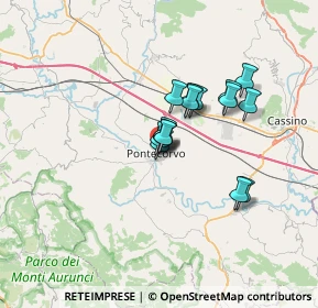 Mappa Via Giovan Battista Bernadotte, 03037 Pontecorvo FR, Italia (5.00667)