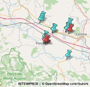 Mappa Via Giovan Battista Bernadotte, 03037 Pontecorvo FR, Italia (5.56353)