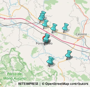 Mappa Via Giovan Battista Bernadotte, 03037 Pontecorvo FR, Italia (6.06833)