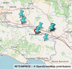 Mappa Via Giovan Battista Bernadotte, 03037 Pontecorvo FR, Italia (11.27455)