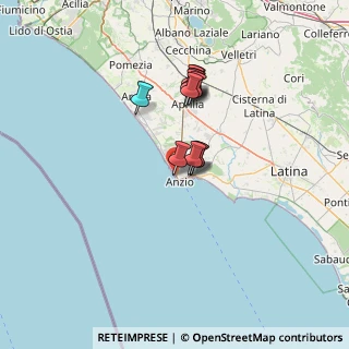 Mappa Via delle Calcare, 00042 Anzio RM, Italia (10.92)