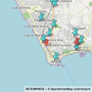 Mappa Via delle Calcare, 00042 Anzio RM, Italia (2.50182)