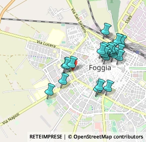 Mappa Viale Candelaro, 71100 Foggia FG, Italia (0.936)