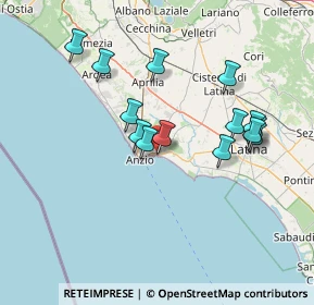 Mappa Via Lampedusa, 00048 Nettuno RM, Italia (14.39929)