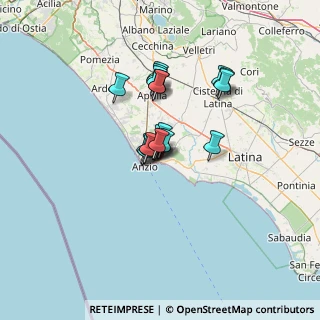Mappa Via Pietro Comastri, 00048 Nettuno RM, Italia (9.0255)