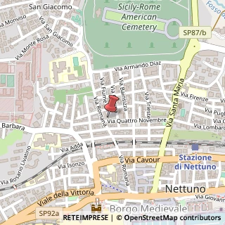 Mappa Via IV Novembre, 80/82, 00048 Nettuno, Roma (Lazio)