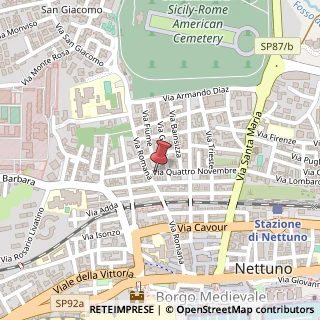 Mappa Via IV Novembre, 57, 00048 Nettuno, Roma (Lazio)