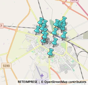 Mappa Via Romolo Nuzziello, 71121 Foggia FG, Italia (1.27)