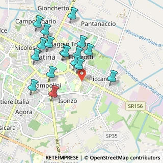 Mappa Via Ponchielli Amilcare, 04100 Latina LT, Italia (1.04412)