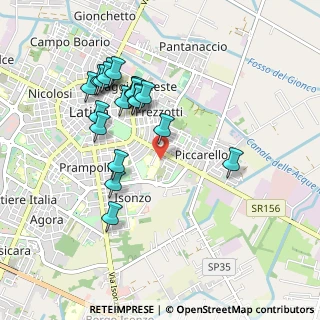 Mappa Via Ponchielli Amilcare, 04100 Latina LT, Italia (0.974)
